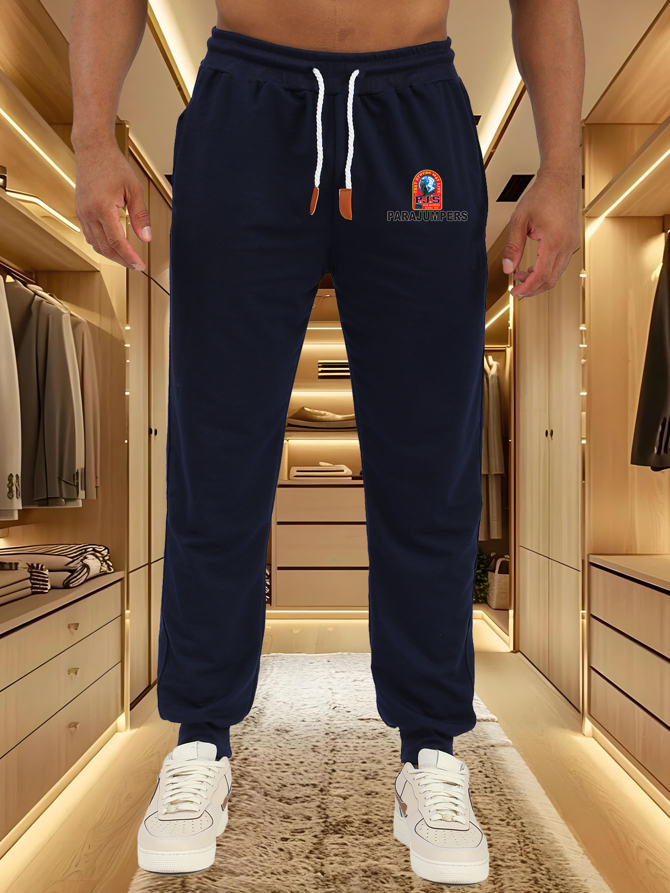 Men Jogger Pants Parajumpers C - Street Fashion Logo 评论和价格