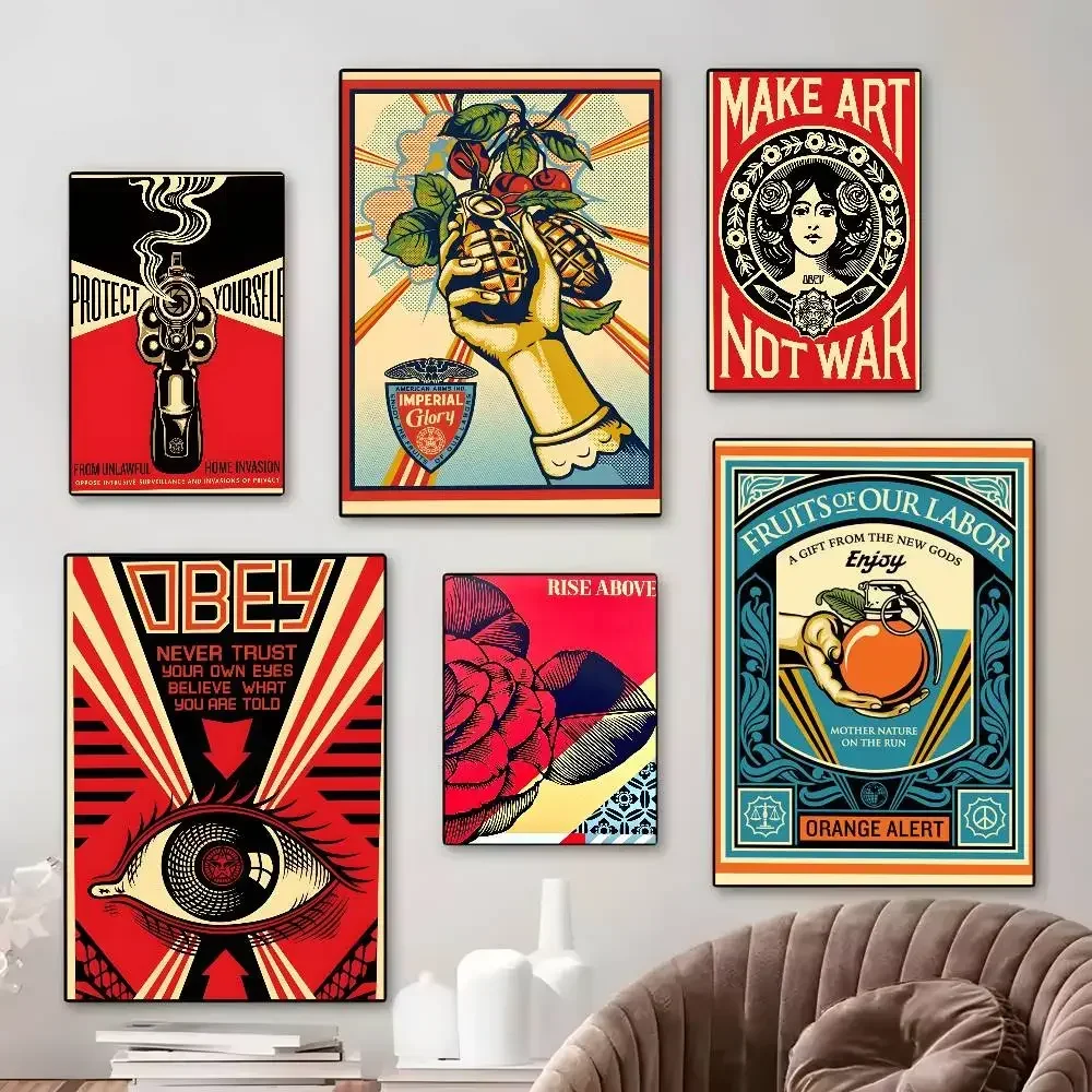 Vintage Shepard Fairey Art Str - Street Fashion Wallpaper 评论和价格