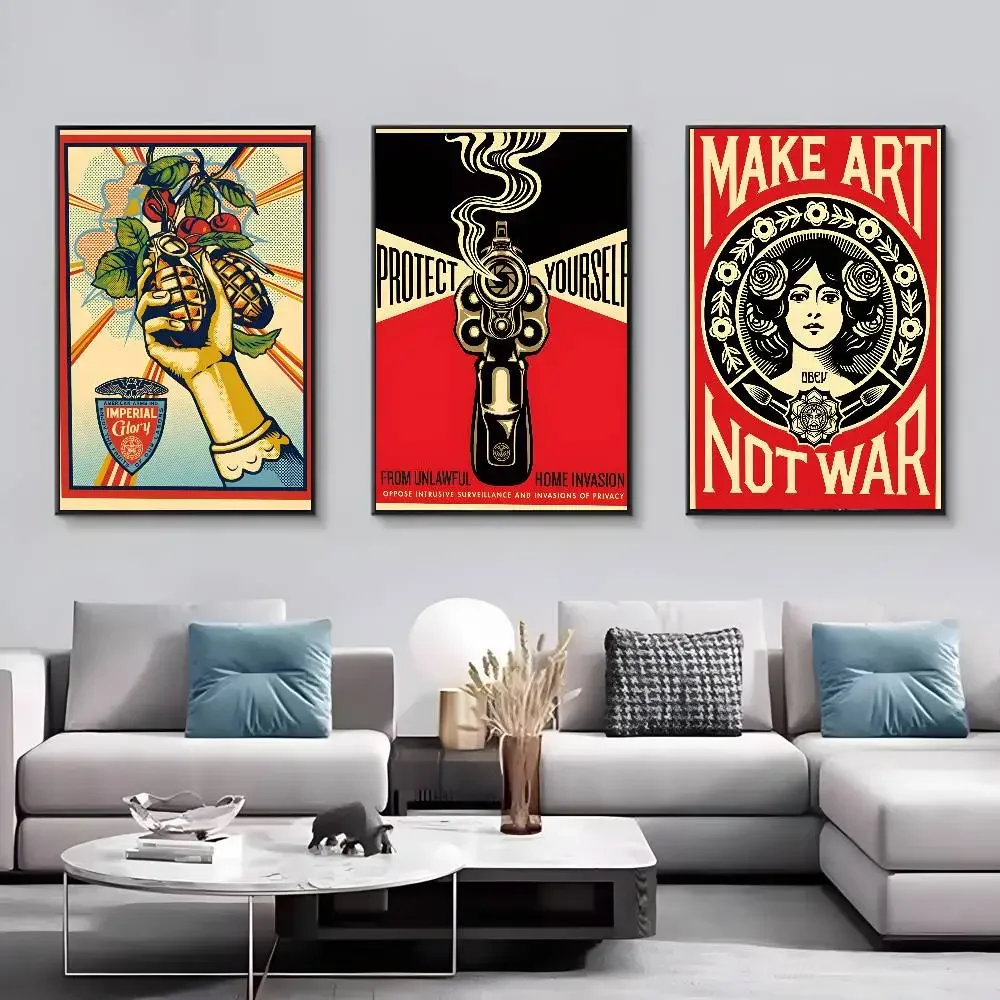Vintage Shepard Fairey Art Str - Street Fashion Wallpaper 评论和价格