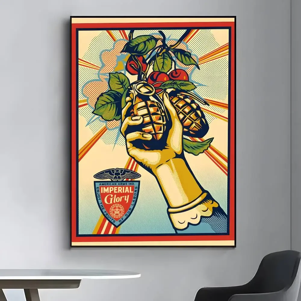 Vintage Shepard Fairey Art Str - Street Fashion Wallpaper 评论和价格