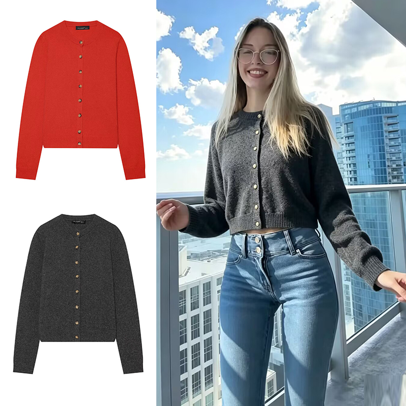 Women's Autumn Cardigan Sweate - Street Fashion Youth 评论和价格