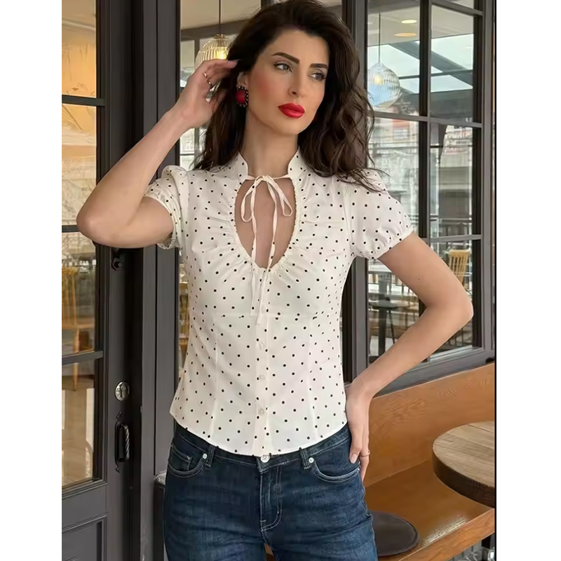 Women's Shirts Blouses Summer  - Street Fashion Youth 评论和价格