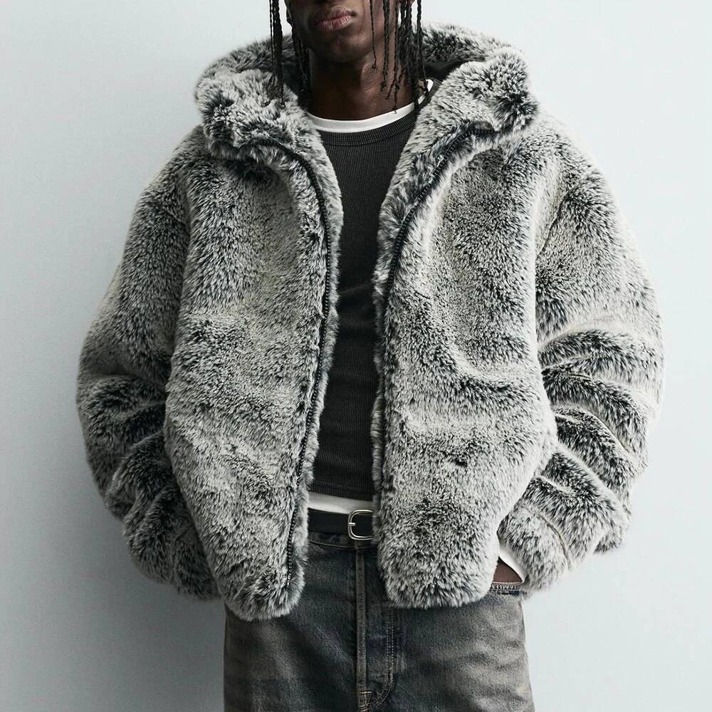 Winter New Faux Fur Long-Sleev - Street Fashion Taiwan 评论和价格